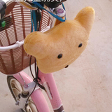 座椅防护装置 防撞头 宝宝防碰头可爱毛绒防撞垫电动自行车车前置