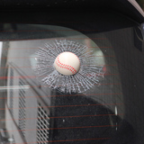 车贴3d立体贴搞笑汽车贴纸个性创意网球贴足球篮球棒球汽车玻璃贴