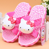 包邮 专柜正品Hello Kitty 凯蒂猫凉拖鞋可爱立体防滑拖鞋凉拖鞋