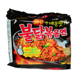 【天猫超市】韩国进口三养拉面火鸡面超辣鸡肉味拌面140g*5方便面
