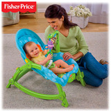 费雪婴儿摇椅多功能轻便摇椅电动安抚椅儿童摇摇椅W2811专柜正品