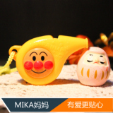 现货包邮 日本代购面包超人哨子宝宝乐器银鸡音乐玩具儿童口哨