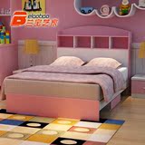 定制儿童家具实木板式床1.2米儿童床男孩女孩公主床抽屉床储物床