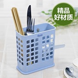 茶花正品 翻盖筷盒 沥水筷笼 塑料筷子盒 餐具盒带盖刀叉盒 2526