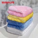 台湾进口MAWALIE高档儿童毛巾婴儿洗脸小毛巾方巾宝宝柔软洗澡巾