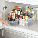 日本进口 整理收纳盒塑料厨房调味品瓶罐整理盒杂物存储 厨房用品
