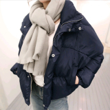 2015冬韩国代购羽绒服女宽松蝙蝠袖正品韩范面包服加厚短外套显瘦