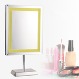 特大号台式镜子 LED方形 双面立镜 化妆镜 美妆镜 高清卧室镜