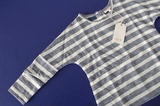 澳洲SEED童装品牌 外贸出口原单 纯棉 横条纹蝙蝠袖长袖T恤