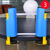 正品伸缩网架乒乓球网架含网套装乒乓网架卷网收缩便携式
