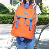 韩版时尚双肩包休闲运动学生书包美特斯邦威风街头帆布背包旅行包