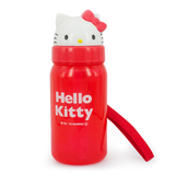 香港直邮日本原装Skater斯凯达 Hello Kitty儿童吸管水杯带绳水壶