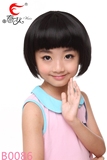 儿童摄影道具新款儿童假发 中童女童公主假发 儿童假发卷发 直发