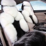 仿羊毛冬季毛绒汽车坐垫别克英朗GT君威骐达高尔夫标致座垫套全包