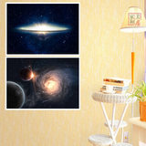 宇宙星空银河系星球风景客厅装饰画太空照片画芯学生校园寝室贴画