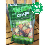 新鲜现货！澳洲DJ&A Veggie Crisps 6种蔬菜干原味250g 2袋包邮