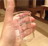 100ML玻璃量杯带刻度耐高温可加热微波炉烘焙实验室医用透明量杯