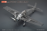 全金属合金DIY拼装飞机模型1/48 F6F-5 地狱猫战斗机骨架 包邮