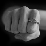美国潮牌钛钢螺丝铁 创意钉子情侣尾戒指开口男女戒指环