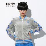 CRZ环游太空S2015专柜新品时尚潮牌长袖V领女装外套CDH3WJ0077