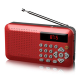 收音机老人迷你小音箱TF插卡充电便携式音乐播放器 随身听MP3外放