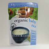 香港代购 贝拉米Bellamys有机婴儿米粉1段原味补铁米糊宝宝辅食4+
