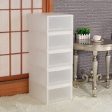 日本进口伸和内衣收纳箱透明储物单层整理盒衣柜塑料抽屉式收纳柜