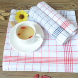 简约日式棉麻格子餐巾 zakka风餐垫碗垫西餐布桌垫隔热垫茶巾盖布