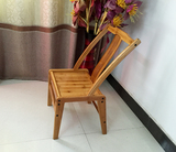 林乡牌金奖实木楠竹折叠椅子便携式竹椅实木靠背椅餐椅儿童椅