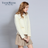 Teenie Weenie小熊16春季新品商场同款女装纯色棉服TTJP61104A