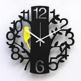 钟表挂钟客厅正方形艺术欧式装饰时钟卧室静音石英钟