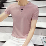 森马男士短袖T恤纯色简约圆领体恤韩版青年半袖男装春夏上衣潮