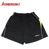 正品特价川崎羽毛球裤运动裤子运动短裤跑步网球黑色男女款夏速干