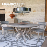 麦克罗伊 新中式古典现代简约 客厅沙发卧室床边进口羊毛定制地毯