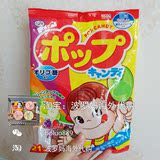 现货 日本不二家Fujiya绿茶多酚宝宝儿童护齿水果棒棒糖122g21支