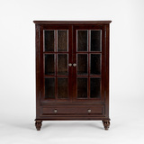 [W]奇居良品 美式经典实木家具 巴尔特北美红橡木书柜X