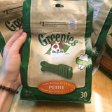 香港代购 Greenies绿的洁牙骨 犬用洁齿骨小号 30只装