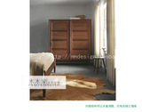 【木木】北欧现代风格 纯实木衣柜 家具定制定做日式移门衣橱包邮