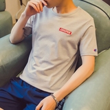 男士夏季短袖t恤青少年韩版修身夏天体恤半袖夏装学生衣服男装潮