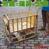 新品纯天然民俗传统竹制品婴儿手推车可坐可睡多功能婴儿摇床摇篮