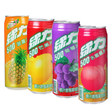 【天猫超市】台湾进口 绿力芒果汁+水蜜桃汁+菠萝蜜汁+葡萄汁