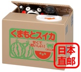 日本代购直邮熊本部长KUMAMON偷钱熊/猫咪/熊猫存钱硬币储蓄罐
