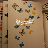 0.1温馨宜家IKEA斯拉霍装饰贴纸彩色花蝴蝶装饰用墙壁贴纸墙饰