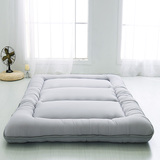 韩式榻榻米床垫磨毛纯色1.2m1.5m宿舍单人学生寝室折叠加厚床褥