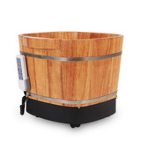 全自动加热木桶 洗脚桶 足浴盆泡脚桶 特级进口橡木木质特价