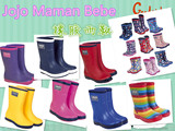 英国代购正品Jojo Maman Bebe新款男女童橡胶底防滑长筒雨靴
