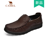 Camel骆驼男鞋 2015秋季新款休闲鞋正品真皮透气男士皮鞋A2266045