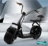 哈雷电动车60V12A锂电池成人滑板车真空大轮踏板车锂电助力自行车