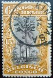 比属刚果古典爬椰子树邮票邮品 1909年 美元价$17.5!