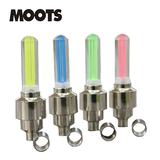Moots 自行车灯 自行车风火轮 气门灯 荧光棒 气嘴灯 带3粒电子